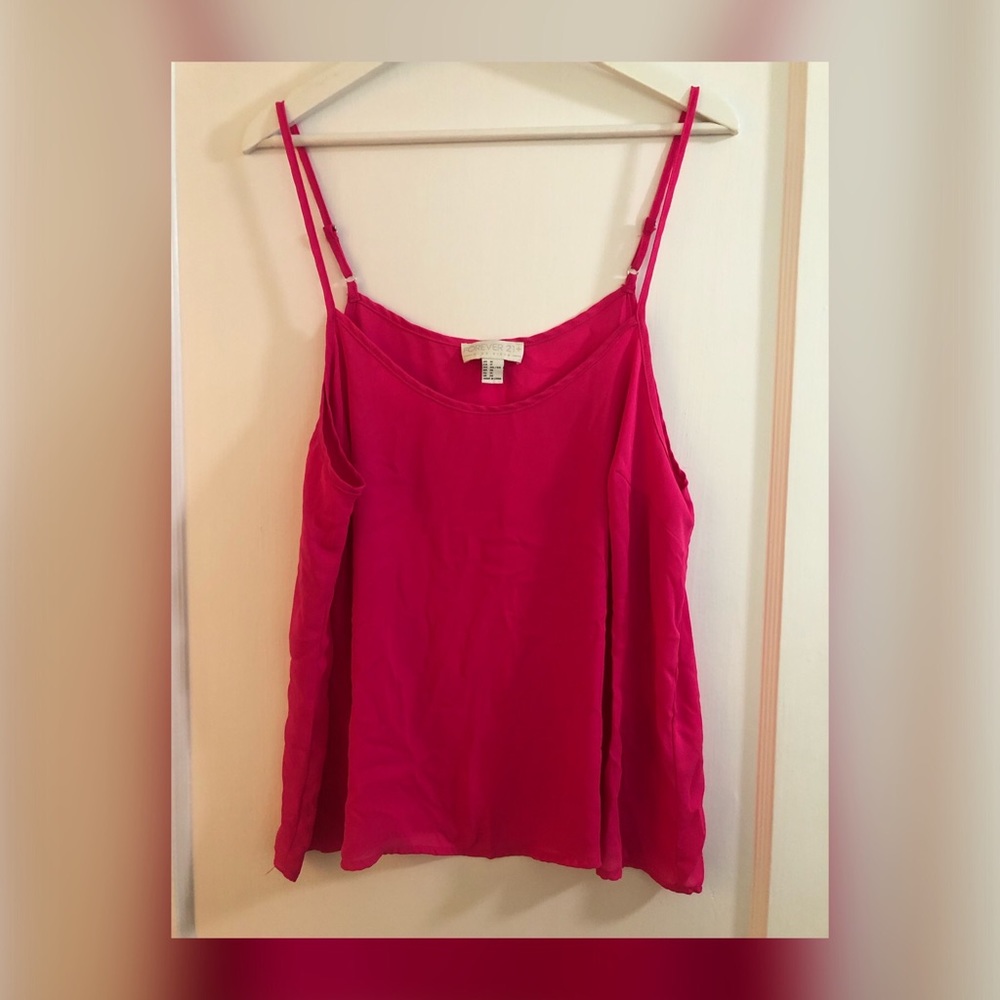 Bright Pink Spaghetti Strap Top